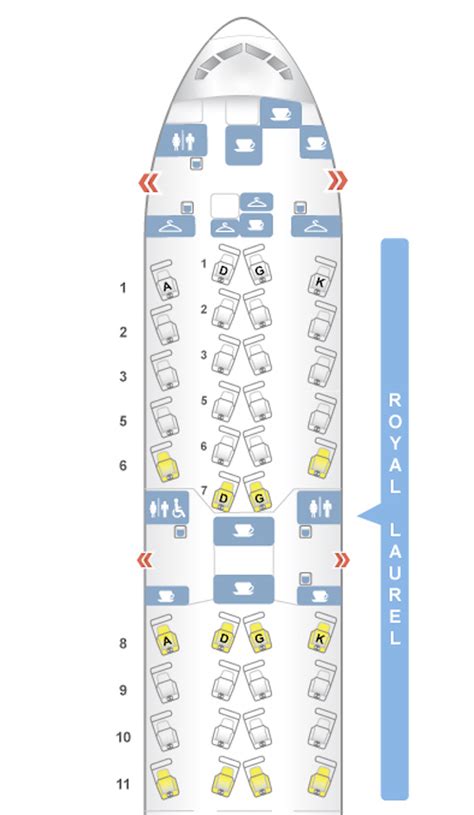 eva air plane layout