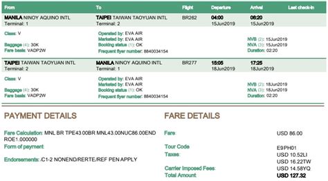 eva air tickets to philippines