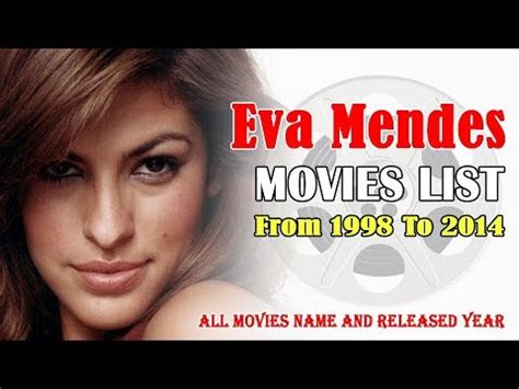 eva mendes movies list in order of release