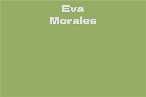 Eva Morales