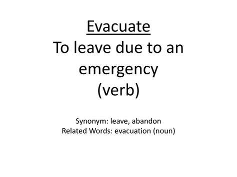 Evacuated