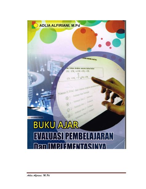 evaluasi pembelajaran adalah pdf