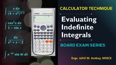 evaluating indefinite integral calculator