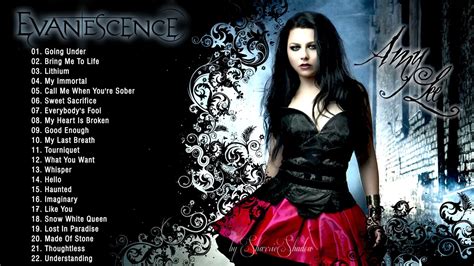 evanescence band top songs lyrics