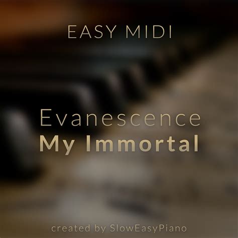 evanescence my immortal midi