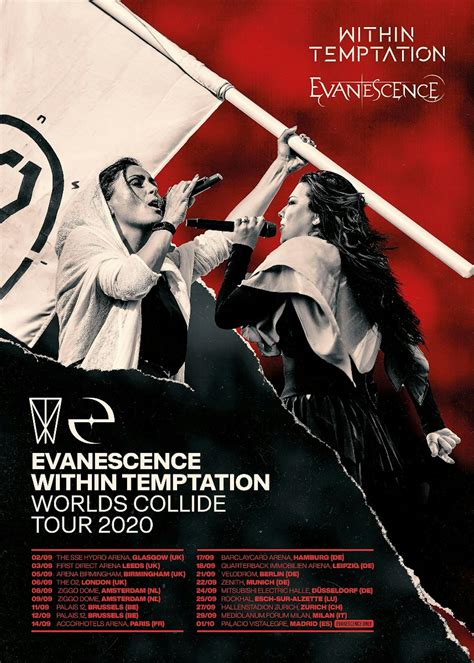 evanescence tour 2021 postponed