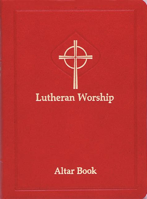evangelical lutheran worship altar book