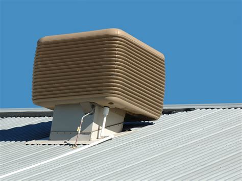evaporative cooler leaking water on roof