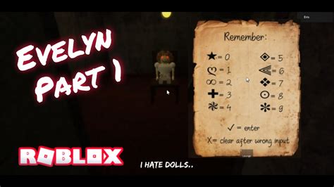 evelyn code roblox