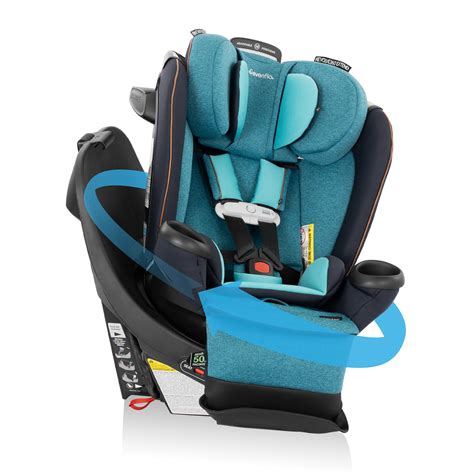 Evenflo Revolve360 Slim 2in1 Rotational Convertible Car Seat with