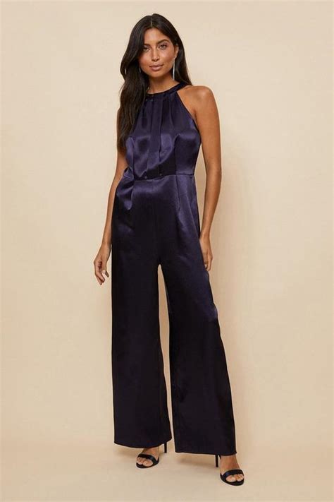 Evening Jumpsuits Satin