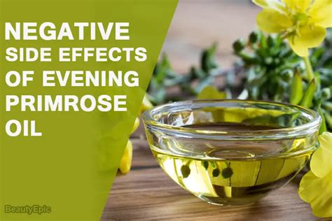 Evening Primrose Vitamin Side Effects