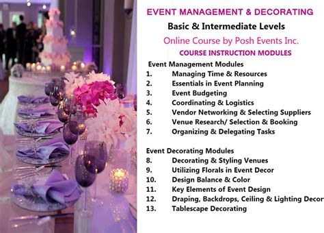 event planning classes in charlotte nc