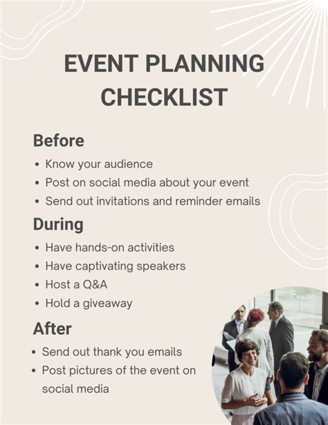 event planning essentials