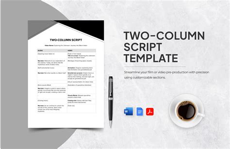 event script template word
