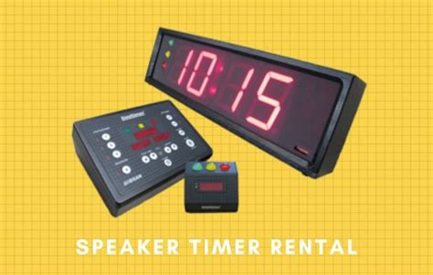 Event Speaker Timer