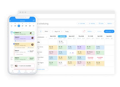 event staff scheduling app