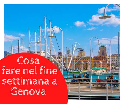 eventi genova fine settimana