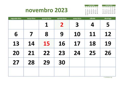 eventos em novembro 2023