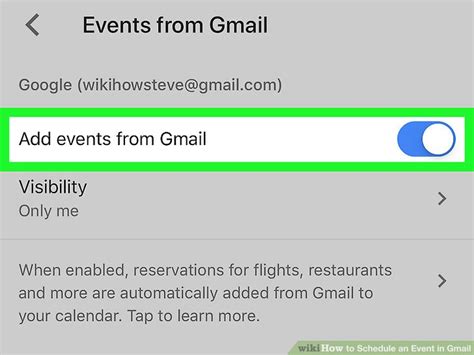 events from gmail guests