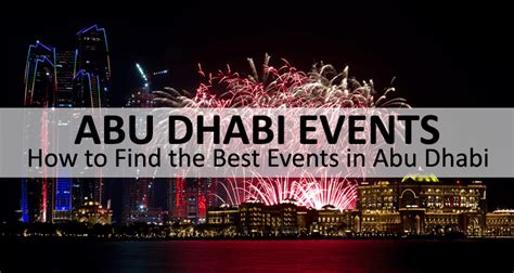 events in abu dhabi