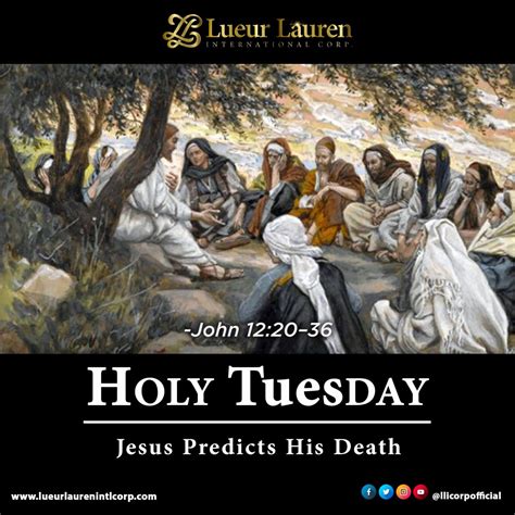 events of holy tuesday