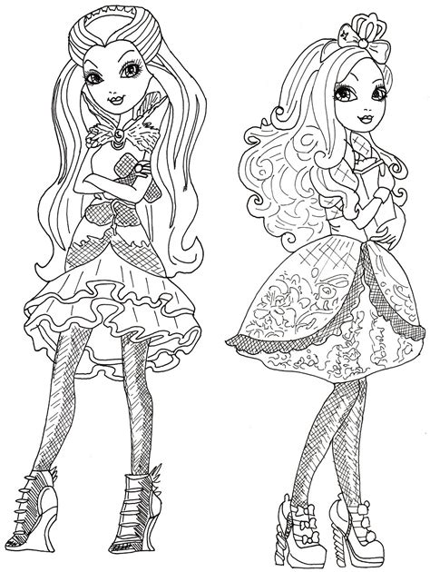 Ever After High Printable Coloring Pages: A Fun Way To Unleash Your Creativity