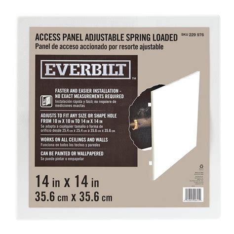 everbilt spring loaded access panel