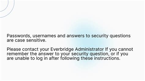 Everbridge Password Reset