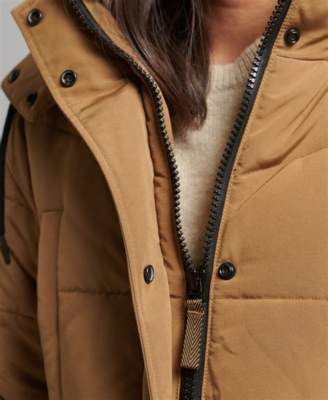 everest longline puffer coat