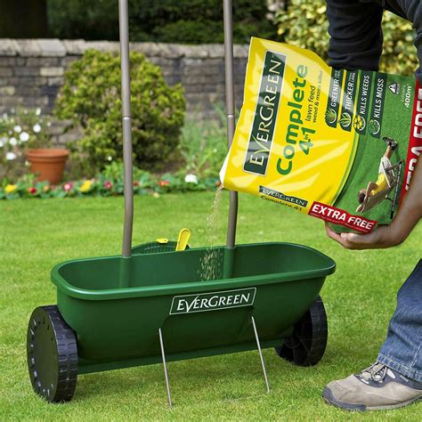 EverGreen Easy Spreader Plus Garden Lawn Seed Outdoor Fertilizer