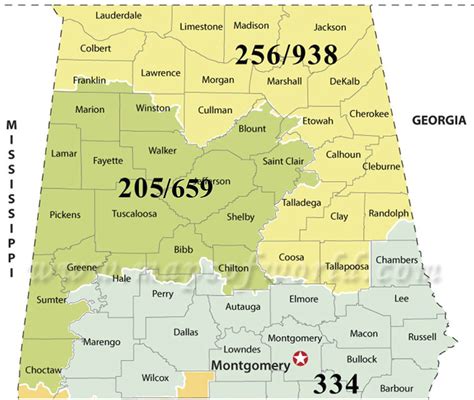 Evergreen Al Area Code