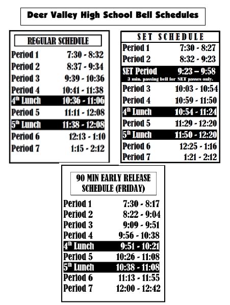 evergreen valley high school bell schedule