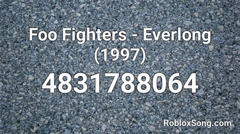 Roblox: Everlong ID with regard to Music