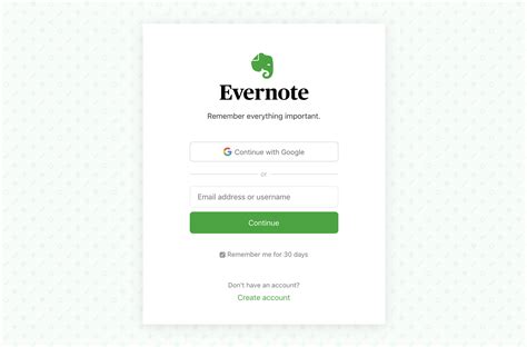 evernote login uk