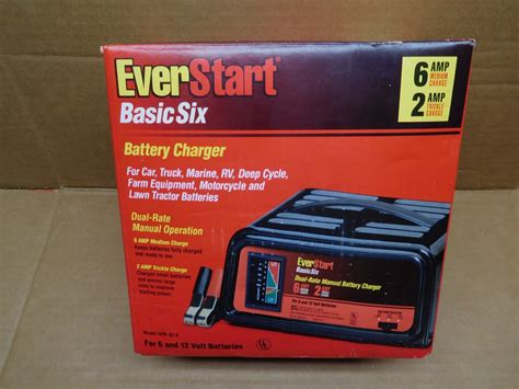 everstart basic six battery charger