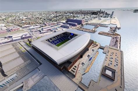 everton new stadium latest video mr drone