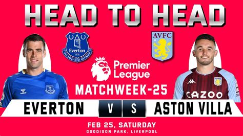 everton vs aston villa head to head