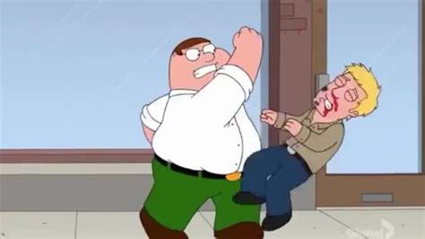 everyone getting beat up in family guy