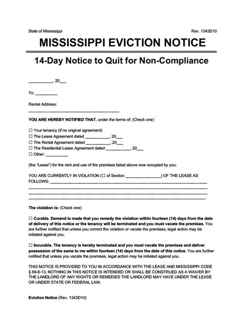 mississippi eviction three day notice Google Search Eviction notice