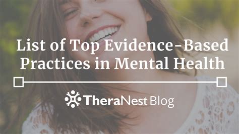 evidence based practice for mental health