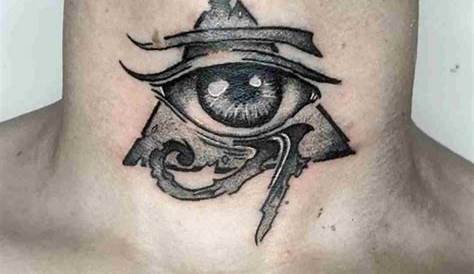 Evil Eye Neck Tattoo | Augen tattoos, Nacken tätowieren, Tattoo girls