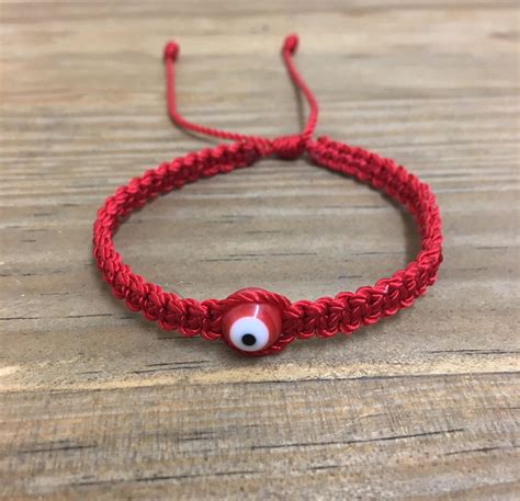 Evil Eye Bracelet On Red String