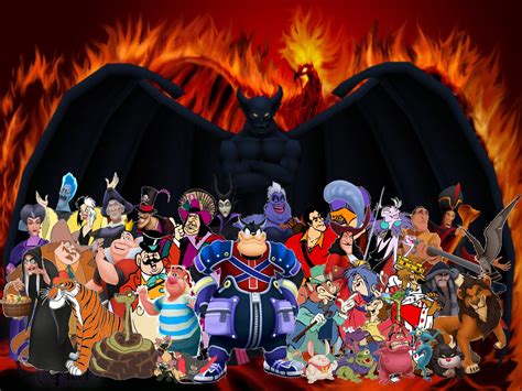 evil villains from disney