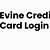 evine live credit card login