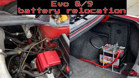 Evo 8 Battery Relocation Kit