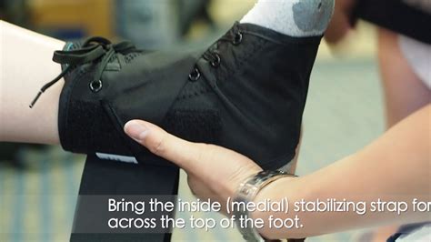 Evo Ankle Stabilizer Brace Instructions