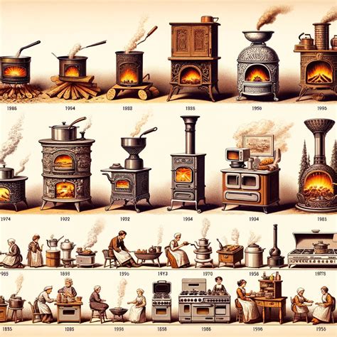 Evolution Of Stoves Timeline