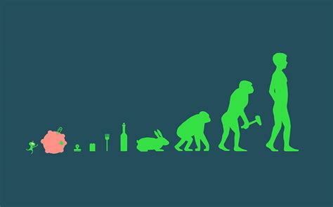 Prehistoric Cave Painting Vision Future Evolution Of Man Illustrationer