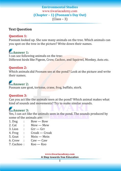 evs class 3 chapter 11 question answer questions and answers cbse